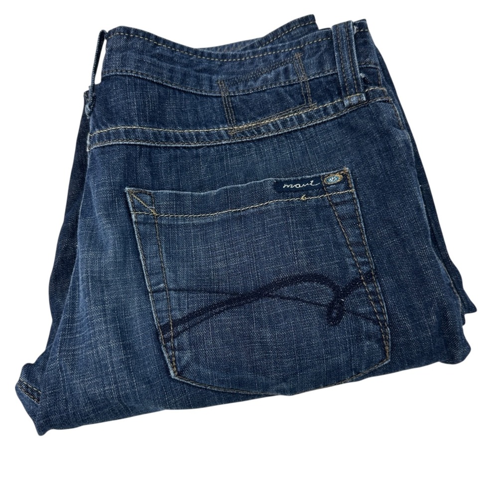 MAVI Mens Matt Mid Rise Relaxed Straight Leg‎ Dark Wash Jeans 32x34